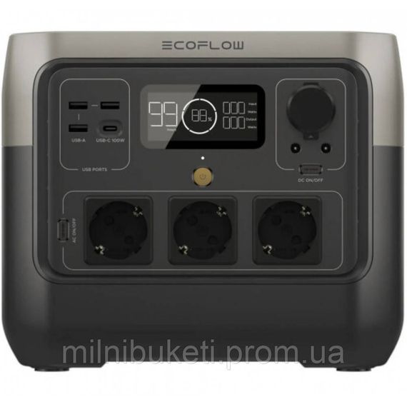 EcoFlow RIVER 2 Pro (ZMR620BEU) портативна зарядна станція