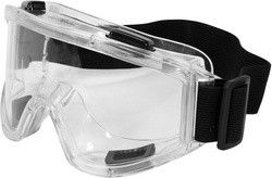 Окуляри захисні з вентиляцією YATO прозорі з регульованим еластичним паском YT-73831