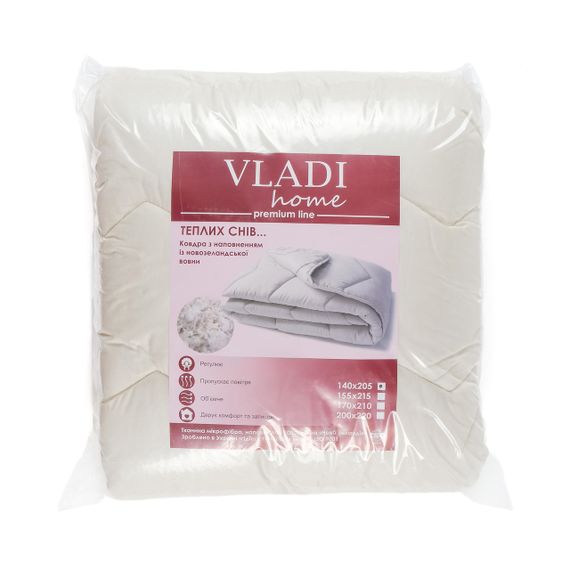 Ковдра вовняна зимова (400г/м2) Vladi 170 x 210 см | Зображення 4