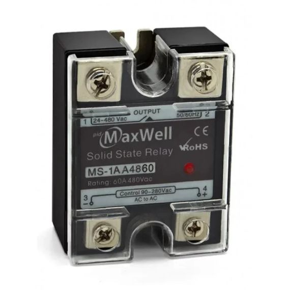 Твердотельное реле нормально разомкнутый 10 - 100А Maxwell AC -AC 120 A
