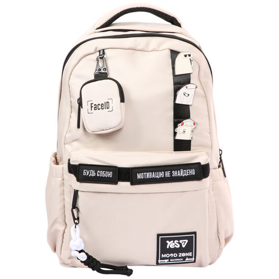 Рюкзак городской YES T-51 Emotions Ivory N 550734 19.8 л | Зображення 1