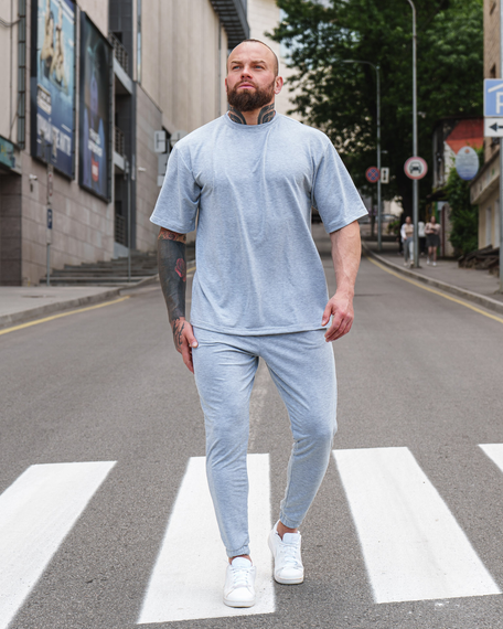 Комплект Марсель оверсайз серый S L | Зображення 9