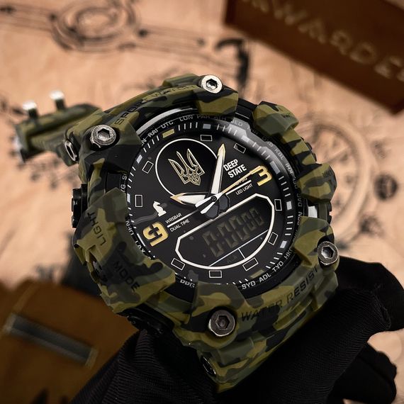 Чоловічий годинник Awarder 001 Camo Green | Зображення 1
