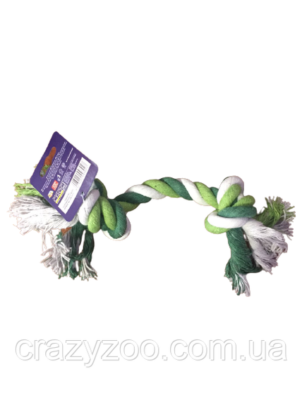 Іграшка для собак CaniAmici Rope toy Грейфер канат з 2 вузлами 35,5 см C6098302