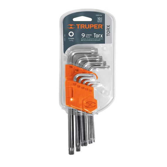 Набор ключей Torx в пластиковой кассете 9 шт Truper (TORX-9) | Зображення 2