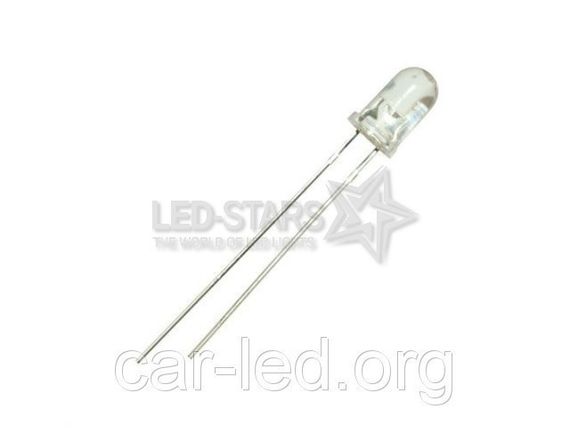 Світлодіод зелений 5 мм. FYL5013 UGC 2сd (570nm) круглий, прозорий, 20 ° FORYARD | Зображення 1