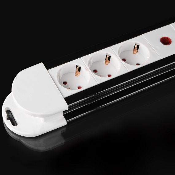 Сетевой фильтр SF-3F/5ZV 3x1,5 WH/BK | Зображення 1