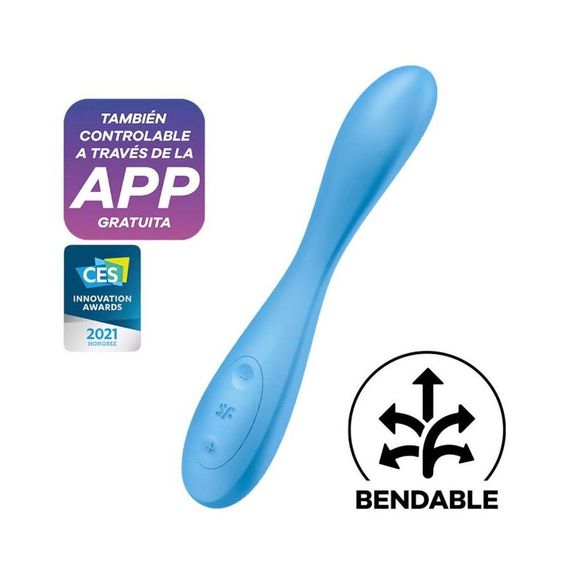 Універсальний гнучкий смарт-вібратор Satisfyer G-Spot Flex 4+ з керуванням через додаток | Зображення 1