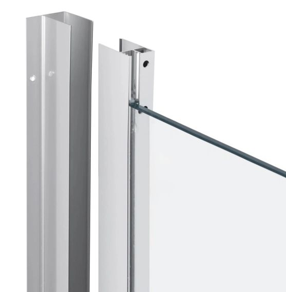 Набір Qtap Душова кабіна Taurus CRM1011SC6, квадратна, скло прозоре 6 мм + Душовий піддон Tern 301112 | Зображення 8