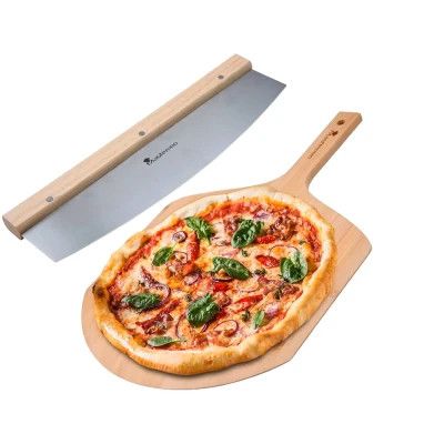 Кухонный нож MasterPro Pizza oven 2 предмета (ніж та дошка) (BGKIT-0046) | Зображення 1