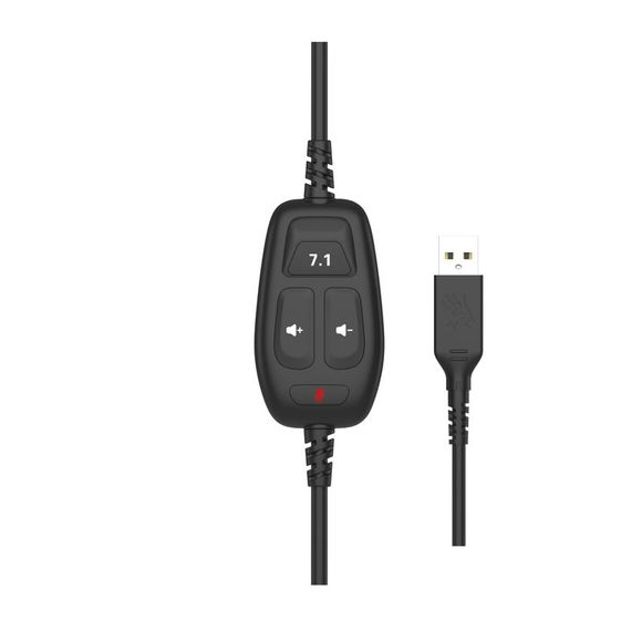 Гарнітура ігрова Bloody G585 (Black) з підсвічуванням, USB, колір чорний | Зображення 9