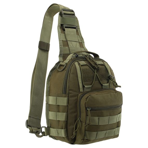 Сумка-слінг тактична з однією лямкою SP-Sport ZK-5506 размер (29х20х11см) 6л Олива