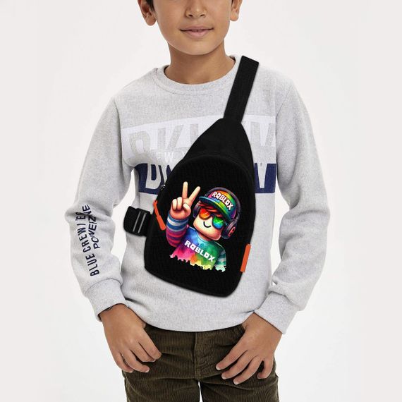 Сумка через плече дитяча Roblox 29х17 см сумка слінг для хлопчика (01971)