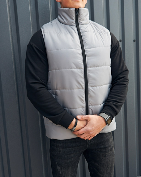 Жилетка серый S M | Зображення 1