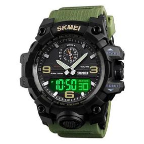 Часы армейские оригинал SKMEI 1586AG | Мужские тактические часы | Оригинальные NU-354 мужские часы