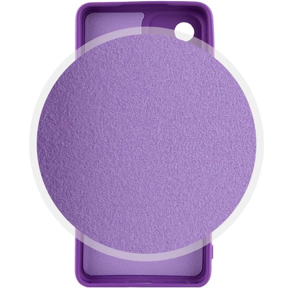 Чохол TPU GETMAN Liquid Silk Full Camera для Samsung Galaxy S22 Ultra Фіолетовий / Purple | Зображення 1