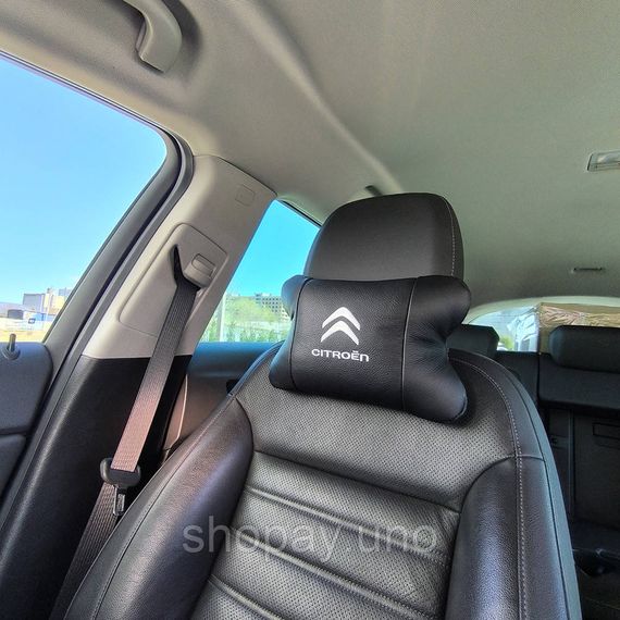 Подушка підголівник метелик Citroën, Подарунок подушка дорожня Дорожня під голову UL-49 | Зображення 5