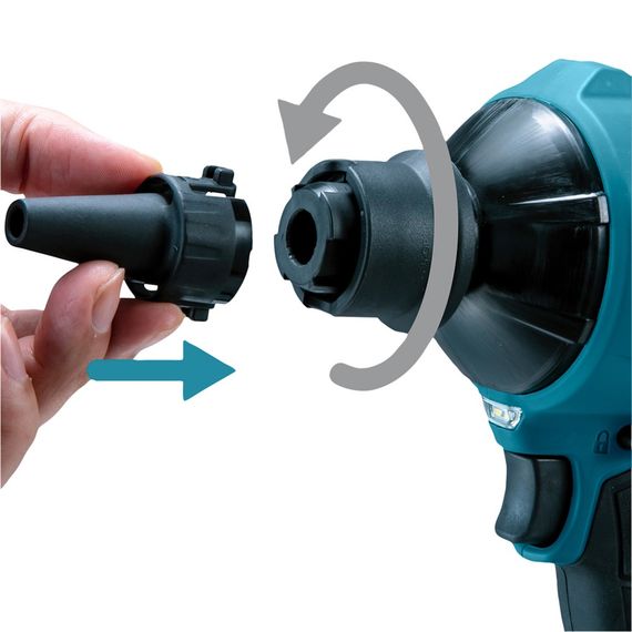 Воздуходув аккумуляторный Makita AS001GZ (200 м/с, 1.1 м3/мин, XGT, без аккумуляторов и зарядного устройства) | Зображення 4