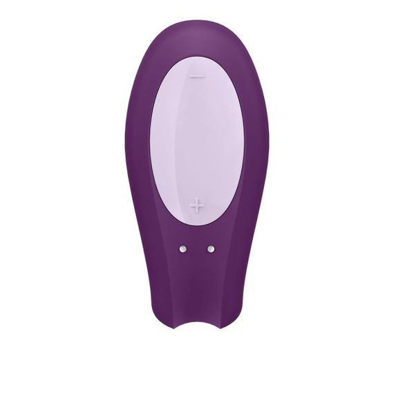Смартвібратор для пар Satisfyer Double Joy Violet із широким кліторальним стимулятором | Зображення 2