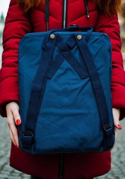 Рюкзак , Fjallraven Kanken Classic , жовто-синій . 123461377 | Зображення 4