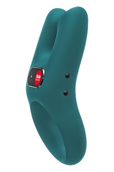 Эрекционное виброкольцо Fun Factory Nos бирюзовое, 8 см sexstyle | Зображення 3