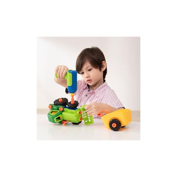 Конструктор EDU-Toys Трактор з інструментами (JS030) | Зображення 6