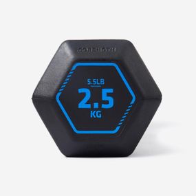 Гантель Hex для крос-тренінгу 2,5 кг чорна