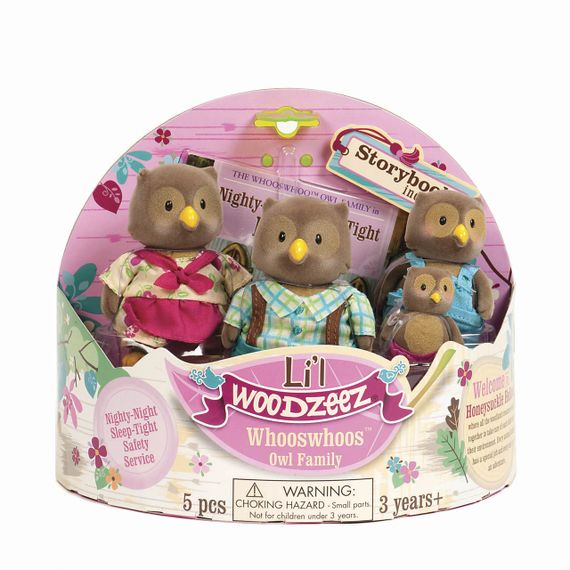 Набор фигурок Li'l Woodzeez Семья Сов 6007M (6007M) | Зображення 1