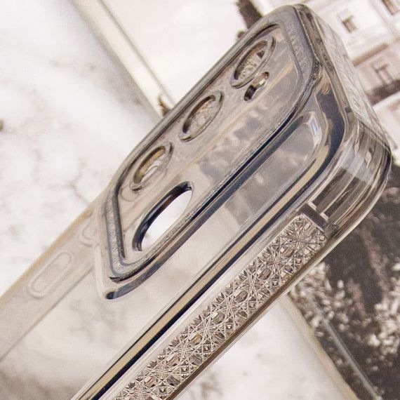 Чохол TPU Starfall Clear для TECNO Spark 8C Сірий | Зображення 5