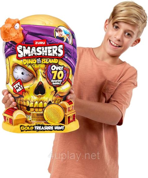 Ігровий набір ZURU Smashers Dino Island Gold Treasure Hunt Полювання за золотими скарбами | Зображення 3