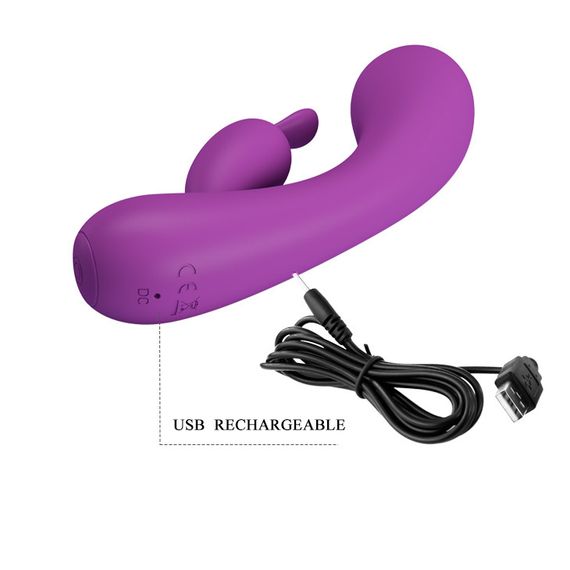 Вибратор - Pretty Love Grace Vibrator Purple Sex Aura | Зображення 1