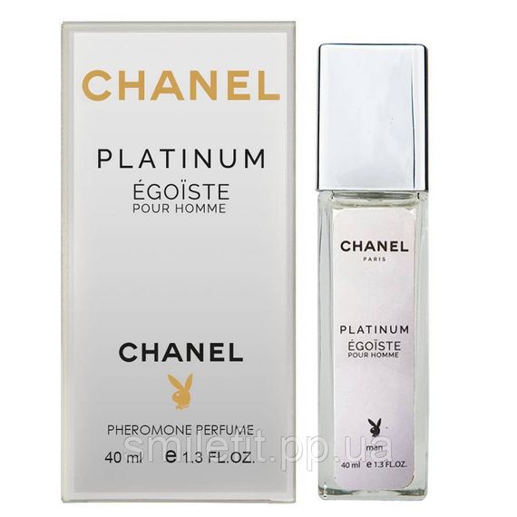 Chanel Egoiste Platinum Pheromone Parfum мужской 40 мл | Зображення 2