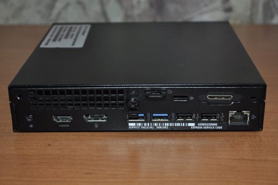 Неттоп Dell OptiPlex 3050 USFF / Intel Core i5-6500T (4 ядра по 2.5 - 3.1 GHz) / 8 GB DDR4 / 128 GB SSD / Intel HD Graphics 530 / Windows 11 Pro / Блок живлення б/в + Подарунок  USB-адаптер Wi-Fi + флеш-накопичувач USB 32 ГБ | Зображення 5