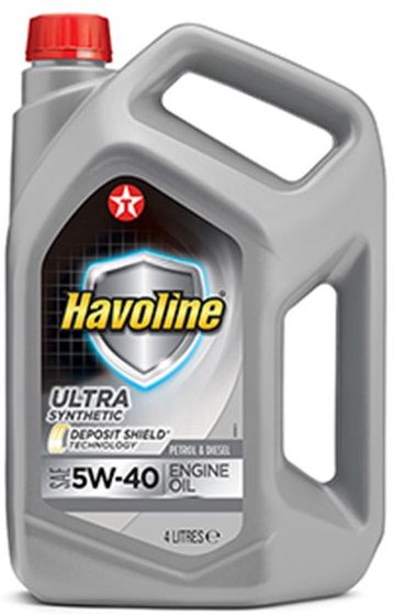 Моторна олива Texaco Havoline Ultra 5W-40 4л.