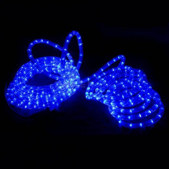 Гирлянда дюралайт светодиодная 220V 4.4W BLUE IP44 1m (BY-007) | Зображення 1