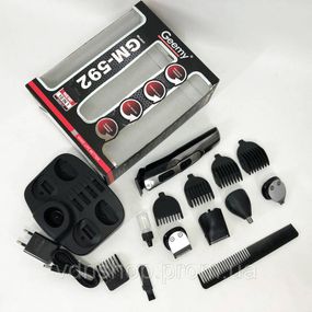 Акумуляторна машинка для стрижки волосся з насадками, Професійна машинка для волосся ZU-85