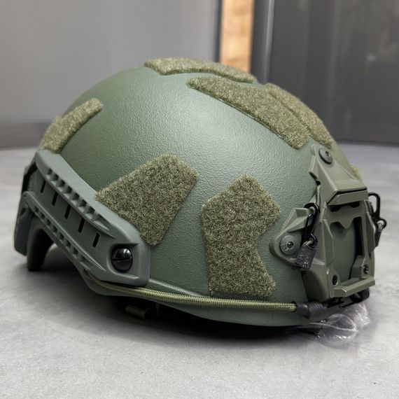 Шолом балістичний FAST PE, NIJ IIIa, Custom, з поліпшеним кріпленням Wendy, розмір L, Олива, бронешолом | Зображення 3