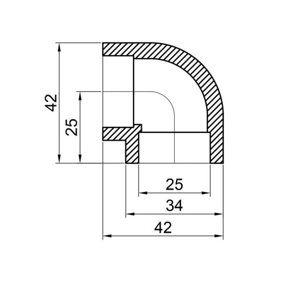 Кутик PPR Thermo Alliance 25, 90° | Зображення 1