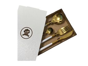 Набір столових приборів Kitchen білий на 4 персони