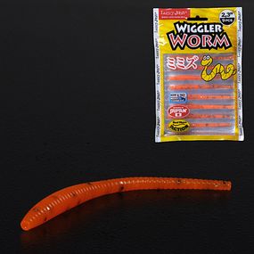 Слаги 2,3" съедобные искусственные LJ Лаки Джон Pro Series WIGGLER WORM 140153-036