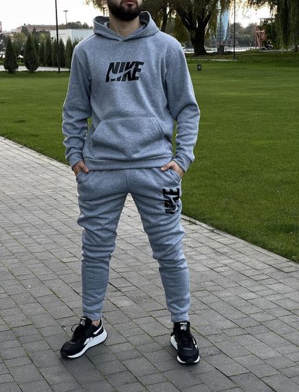 Чоловічий спортивний костюм Nike сірий | Зображення 5