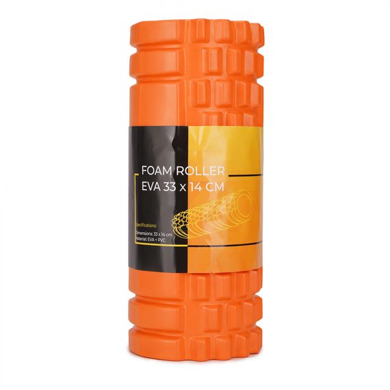 Масажний ролик Cornix EVA 33 x 14 см (валик, ролер) XR-0033 Orange | Зображення 2
