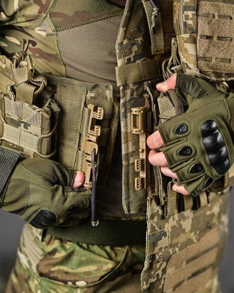 Плитоноска 4 швидких скидання з напашником Cordura піксель ДЛ63965 | Зображення 6