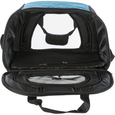 Переноска для животных Trixie Kilian Carrier 31х32x48 см до 6 кг (черный с синим) (4047974289525) | Зображення 3