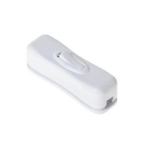 Выключатель для бра на провод прямоугольный SP-2A white