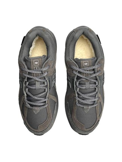 Чоловічі зимові кросівки  New 1906R Grey Brown Fur , В'єтнам 46 | Зображення 6