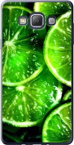 Чохол на Samsung Galaxy A7 A700H Зелені часточки лимона "852u-117-2448"