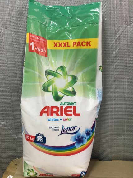 Порошок для прання Аріель White is color +льонор 10 кг