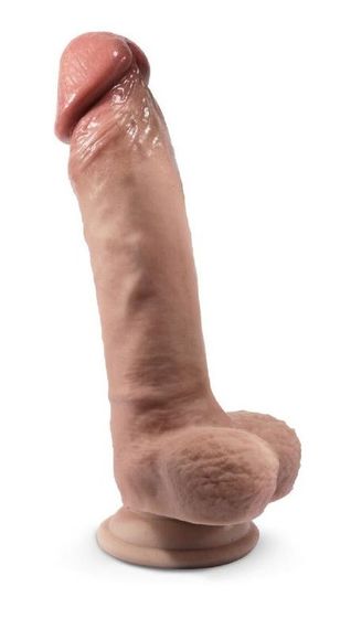 Фаллоимитатор SilexD Tomas Premium Real Skin Flesh (9in MODEL 1), ультрареалистик, диаметр 5 см Sex Aura