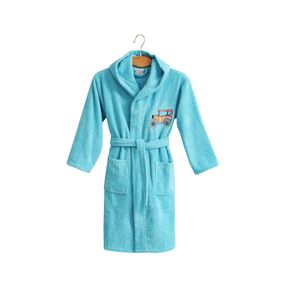 Халат Lotus 9407 Туреччина 3-4 роки  Махра Бірюзовий